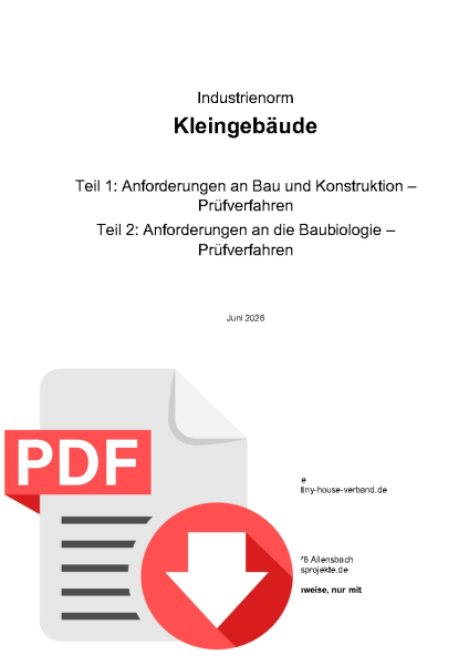 Industrienorm Kleingebäude / Tiny Houses - PDF - 2006